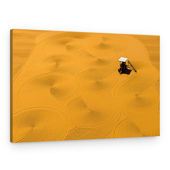 Golden Farm Patterns – Canvas Print