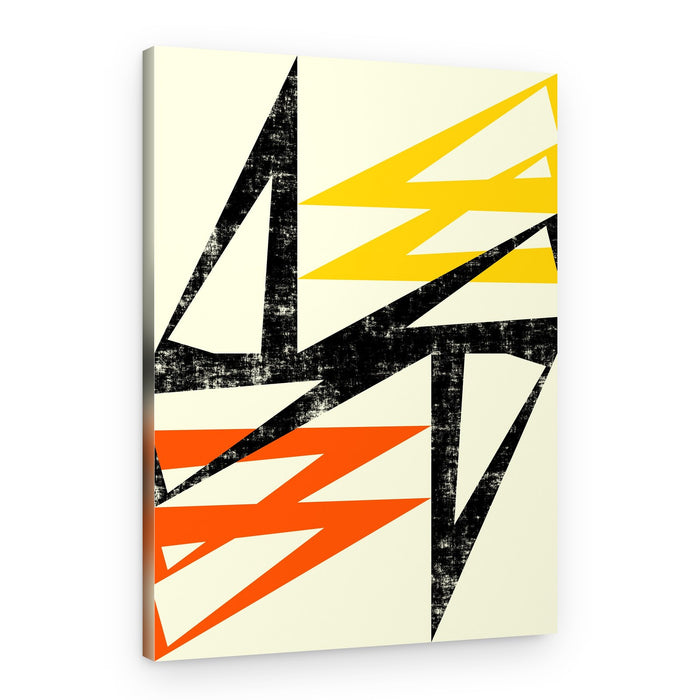 Abstract Energy Bolts – Canvas Print