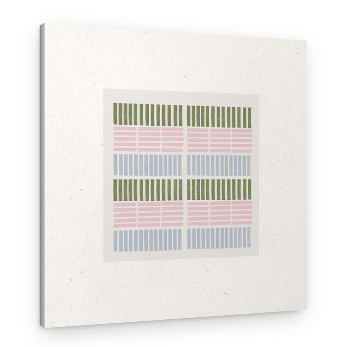 Pastel Patterns – Canvas Print