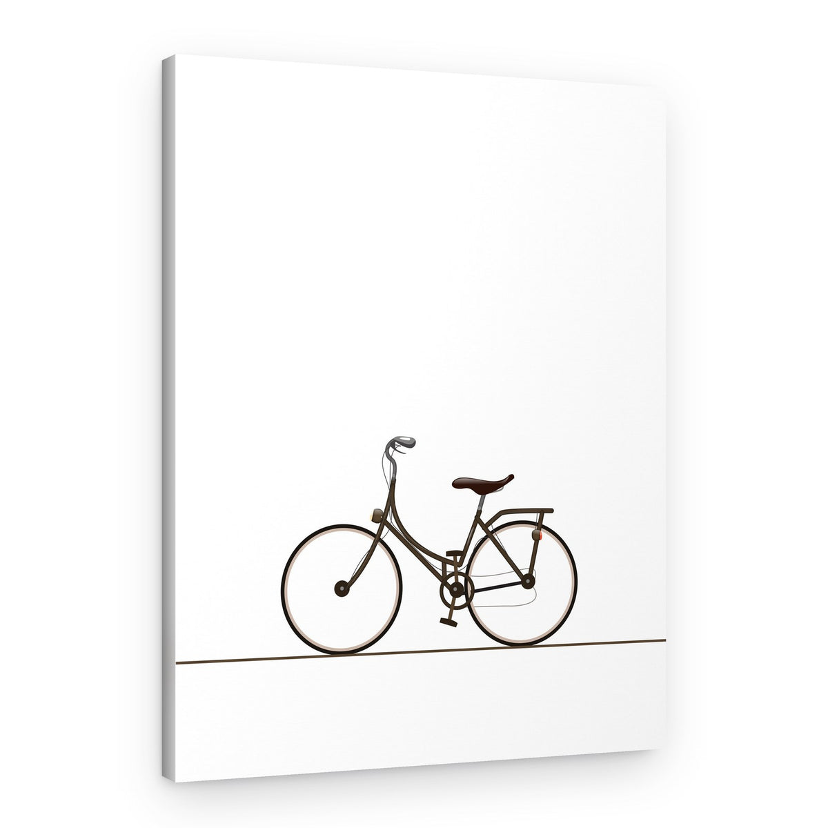 Elegant Vintage Bicycle – Canvas Print