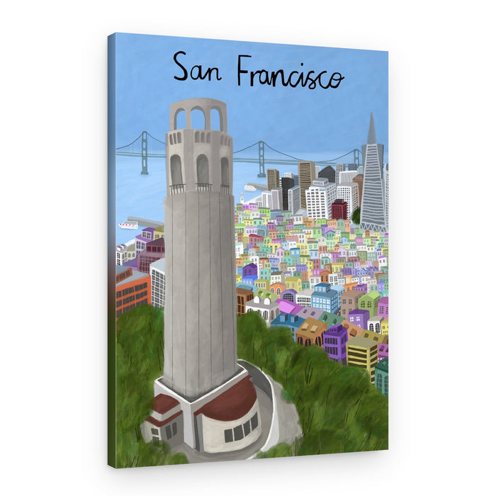 Vibrant San Francisco City – Canvas Print