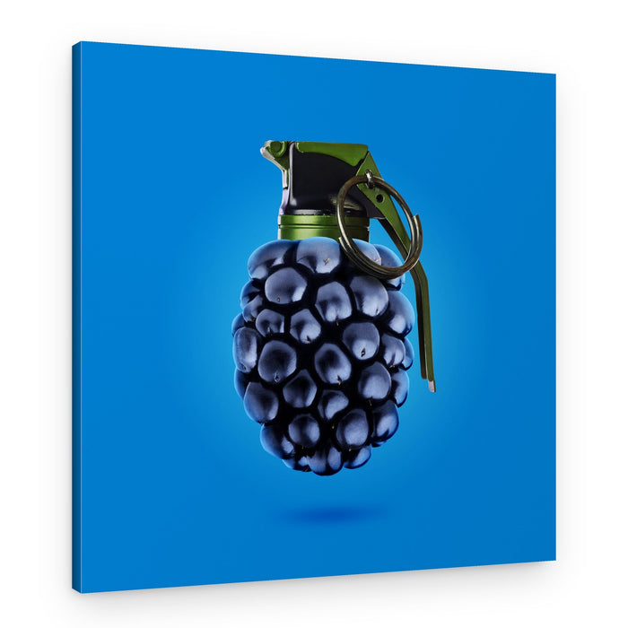 Blackberry Grenade – Canvas Print