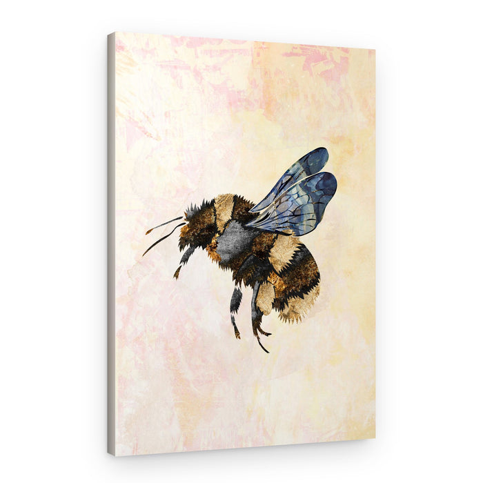 Artistic Flying Bumblebee – Canvas Print