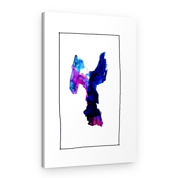 Dynamic Blue Magenta Fluidity – Canvas Print