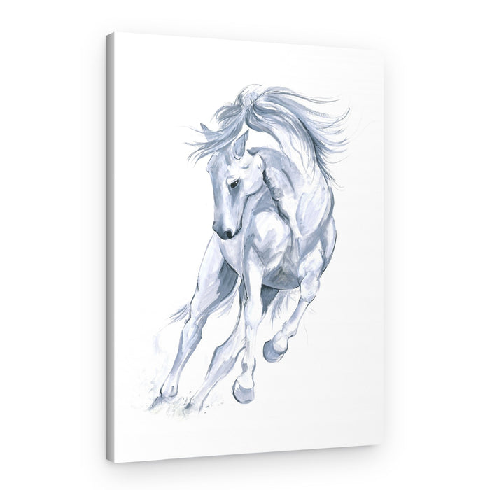 Horse Running Abstract – Canvas Print