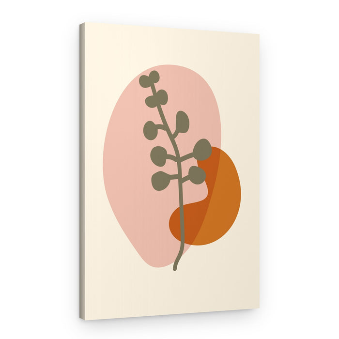 Boho Botanical Shapes – Canvas Print