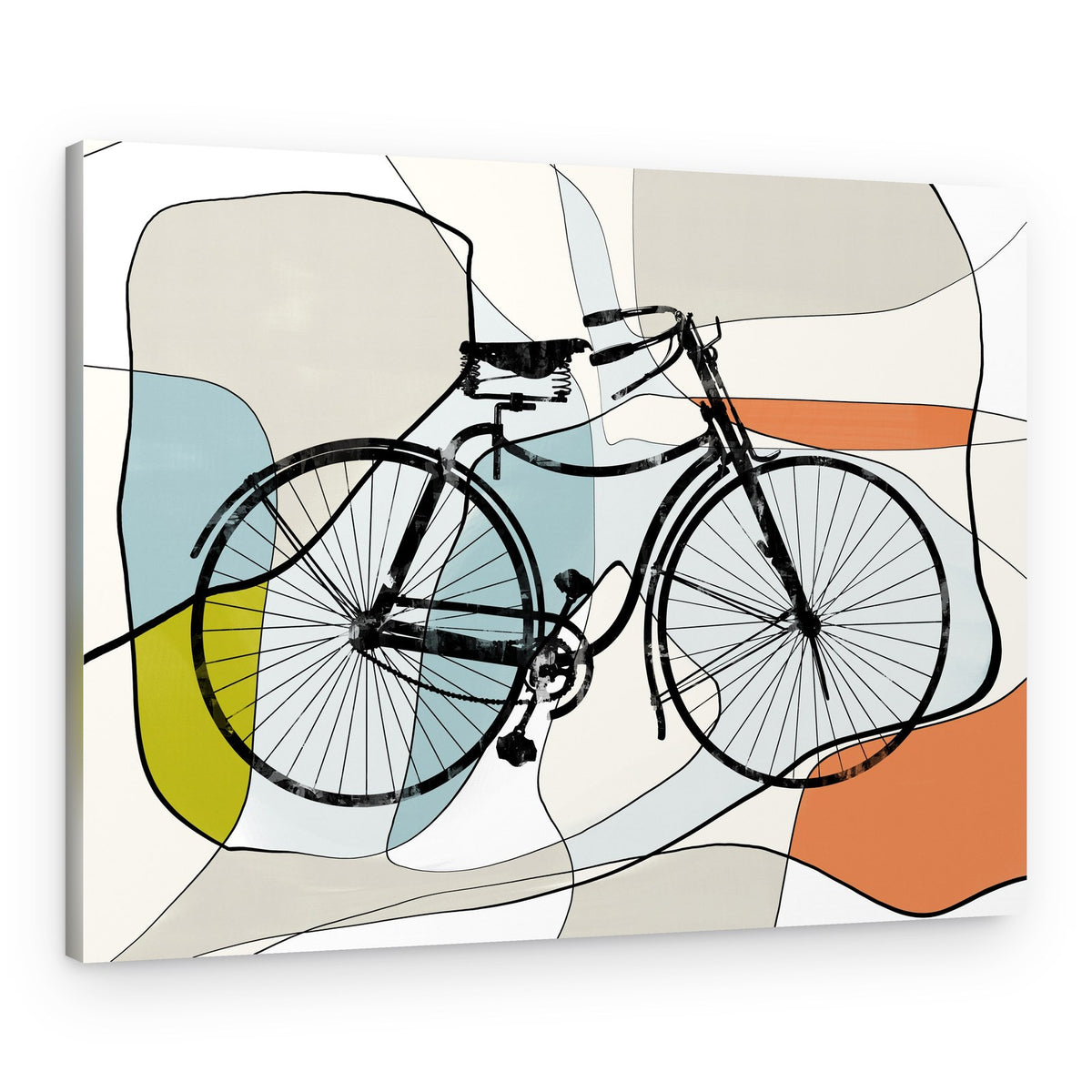 Retro Bicycle Forms – Canvas Print