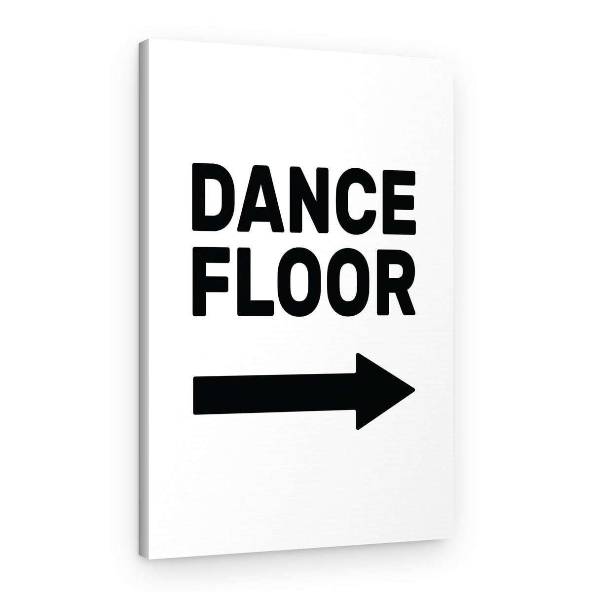 Dance Floor Direction – Canvas Print
