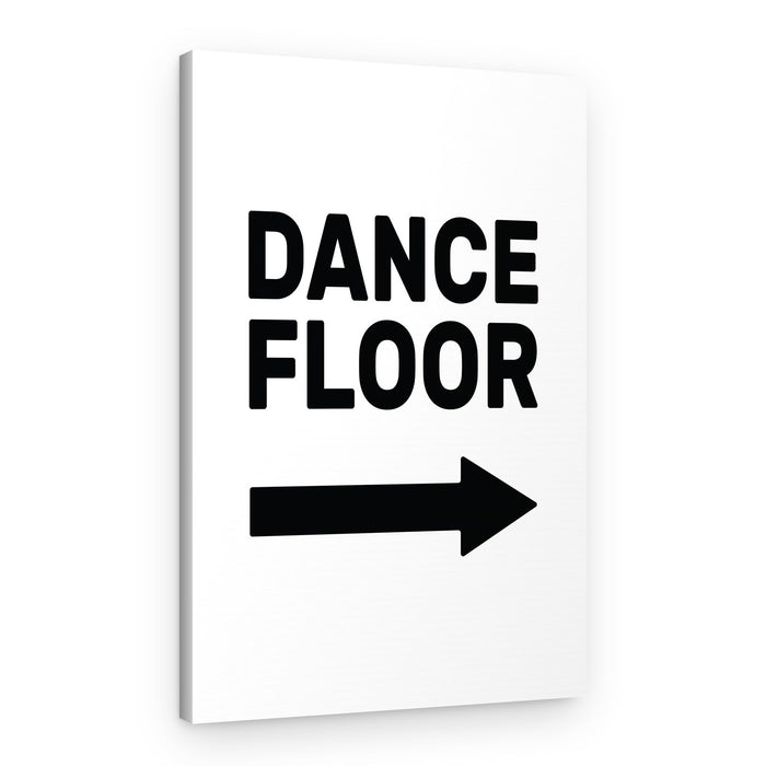 Dance Floor Direction – Canvas Print