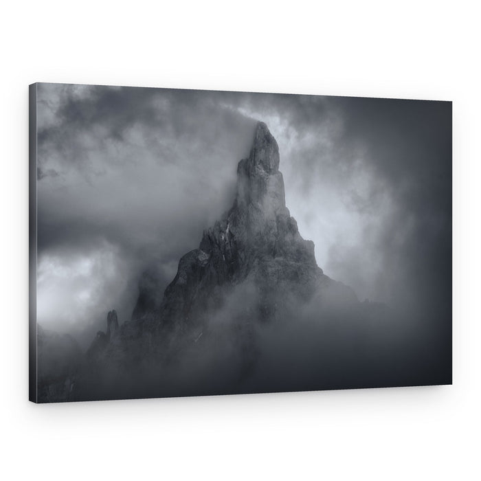 Misty Mountain Peak – Canvas Print