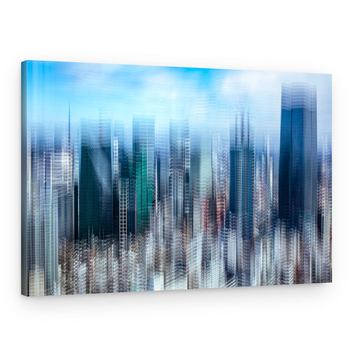 Abstract City Blur – Canvas Print