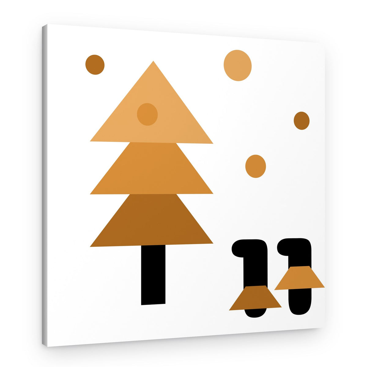 Festive Eleven Holiday – Canvas Print