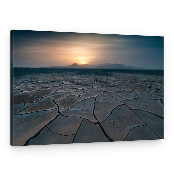 Cracked Earth Horizon – Canvas Print
