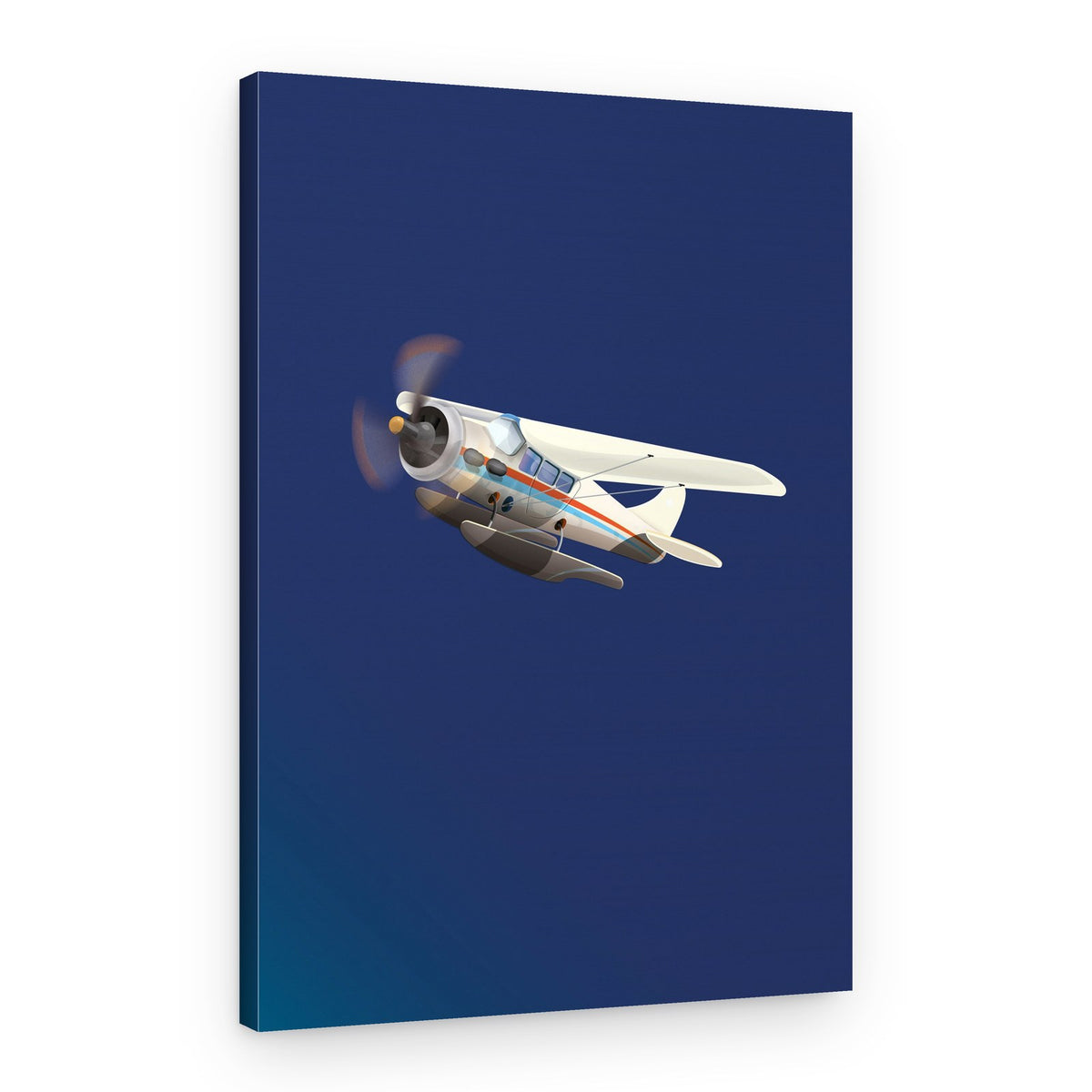 Blue Sky Floatplane – Canvas Print