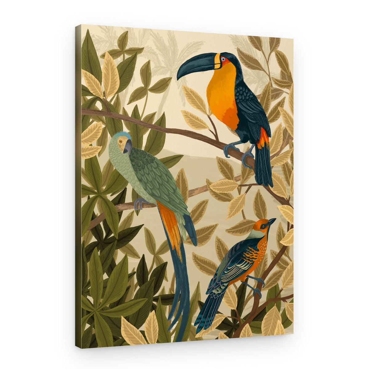 Paradise Birds – Canvas Print