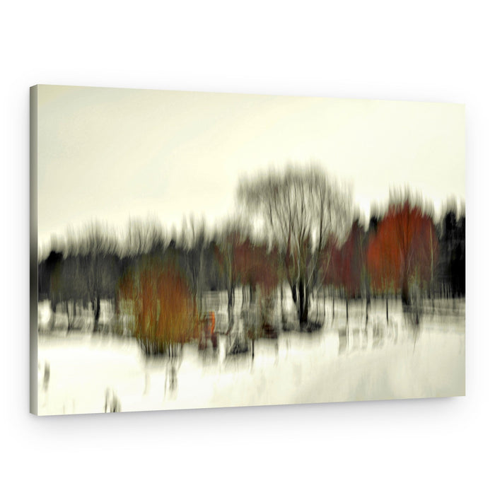 Abstract Winter Forest – Canvas Print