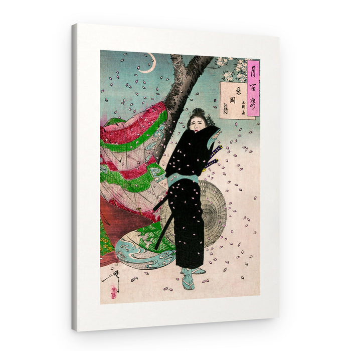 The Moon of Shinobugaoka (1904) By Yoshitoshi Tsukioka – Canvas Print