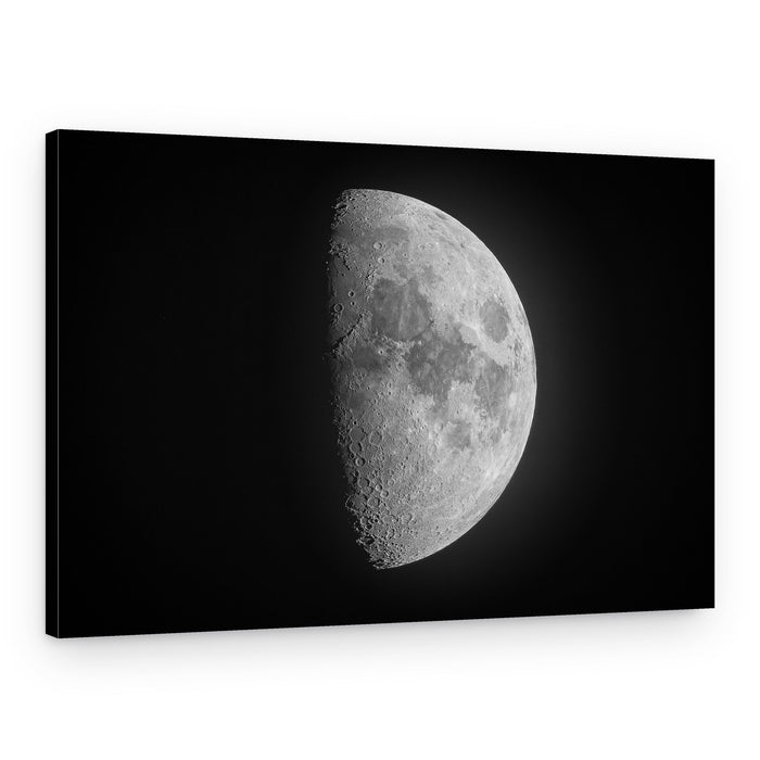Celestial Half Moon – Canvas Print