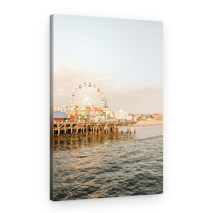 Dreamy Pier Ferris Wheel – Canvas Print