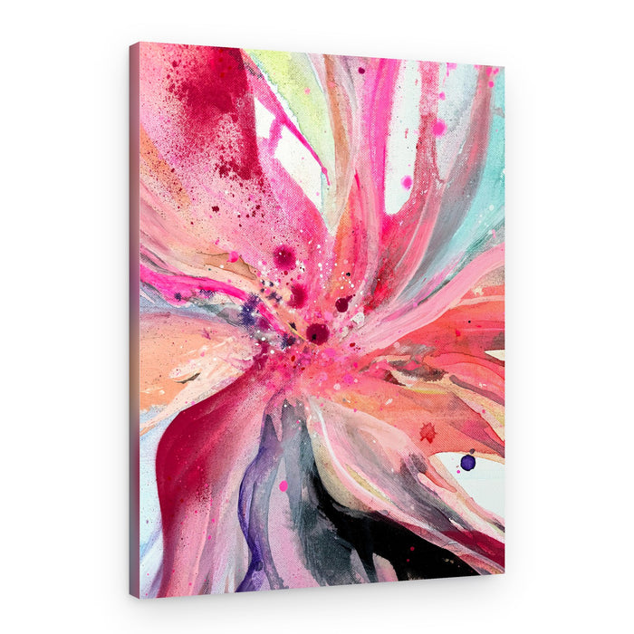 Vibrant Pink Bloom – Canvas Print