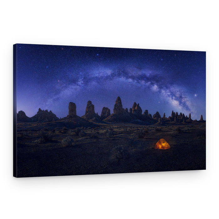 Milky Way Desert Camp – Canvas Print