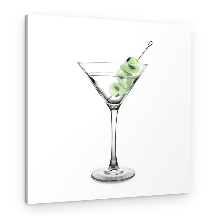 Alien Martini – Canvas Print
