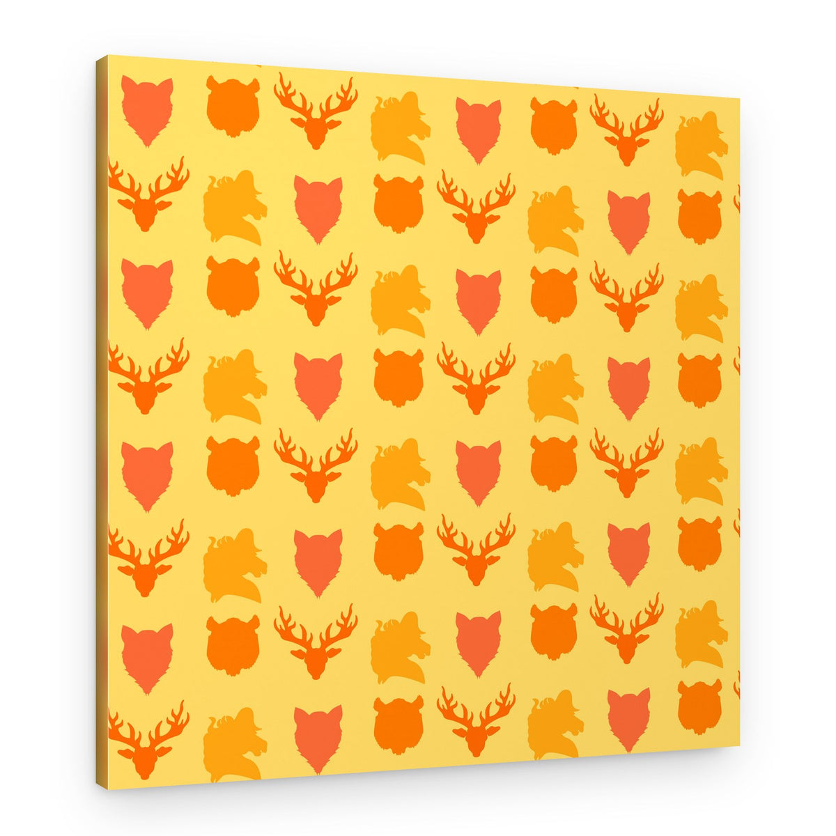 Rustic Forest Animals – Canvas Print