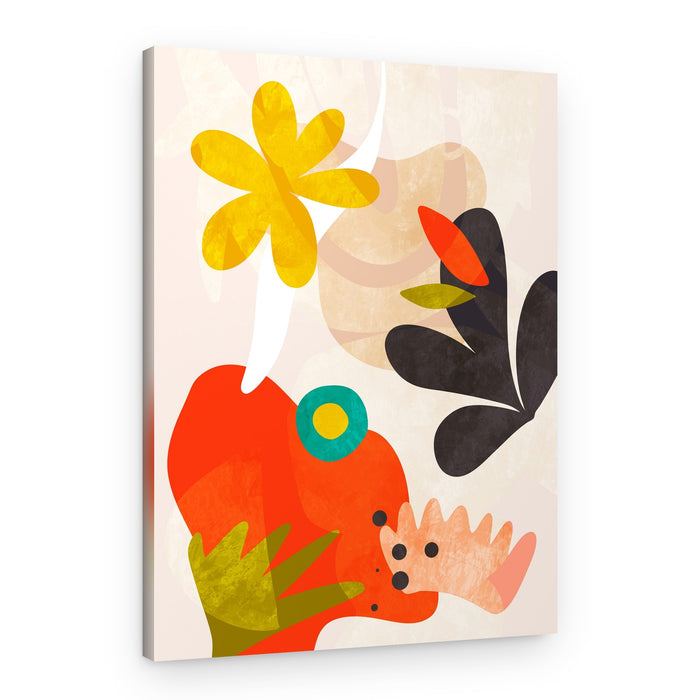 Cutouts Bauhaus Kopie – Canvas Print
