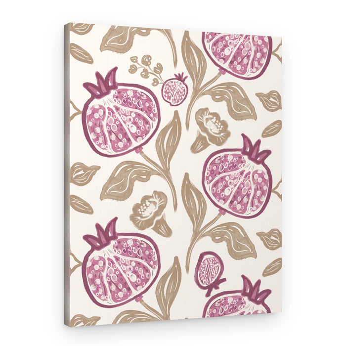 Pomegranates Pattern – Canvas Print