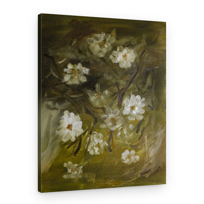 Soft White Blossoms – Canvas Print