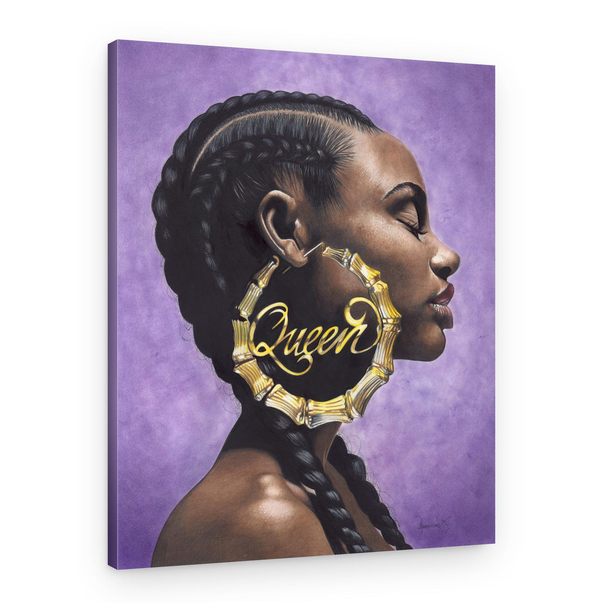 Regal Queen Profile – Canvas Print