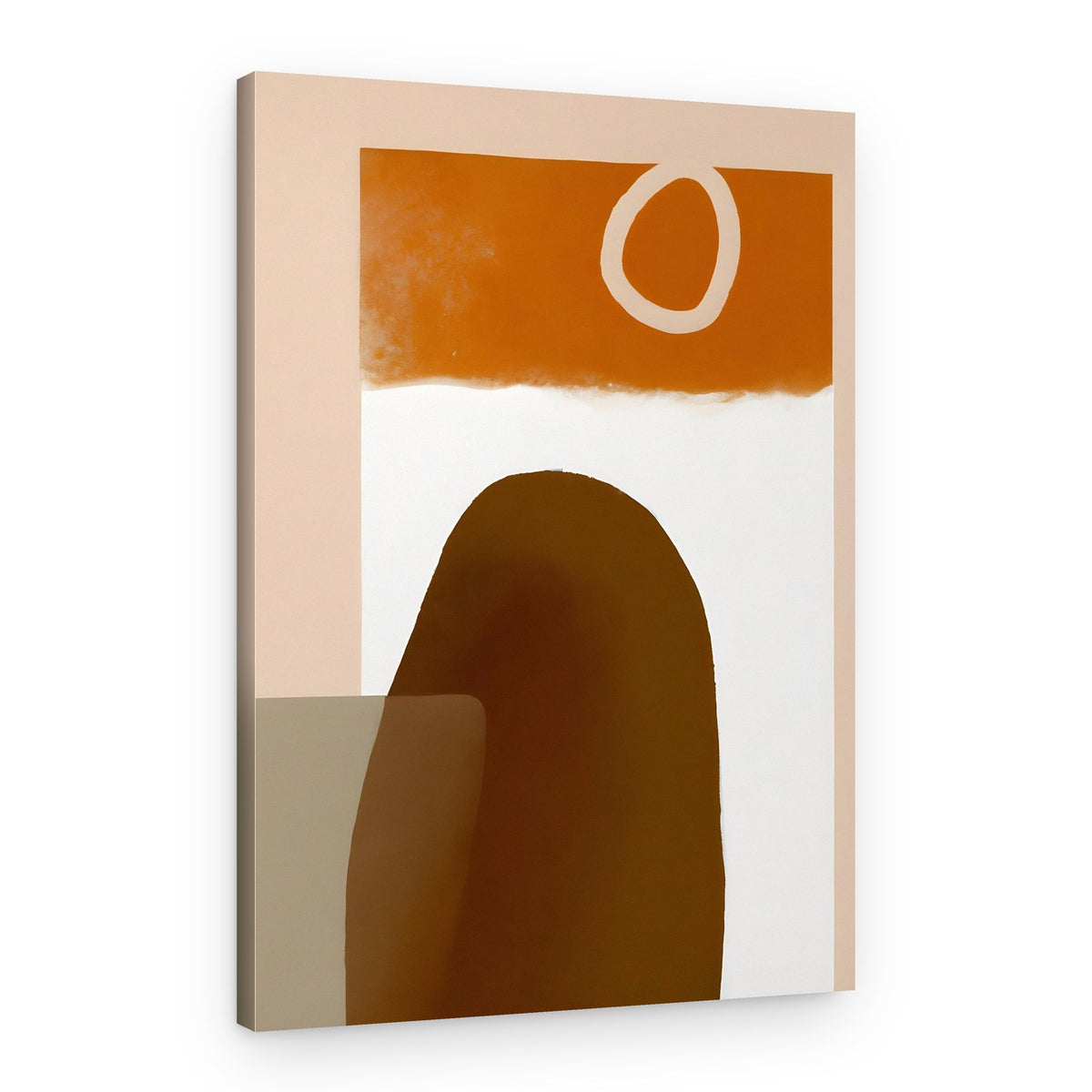 Earthy Forms Abstract – Canvas Print