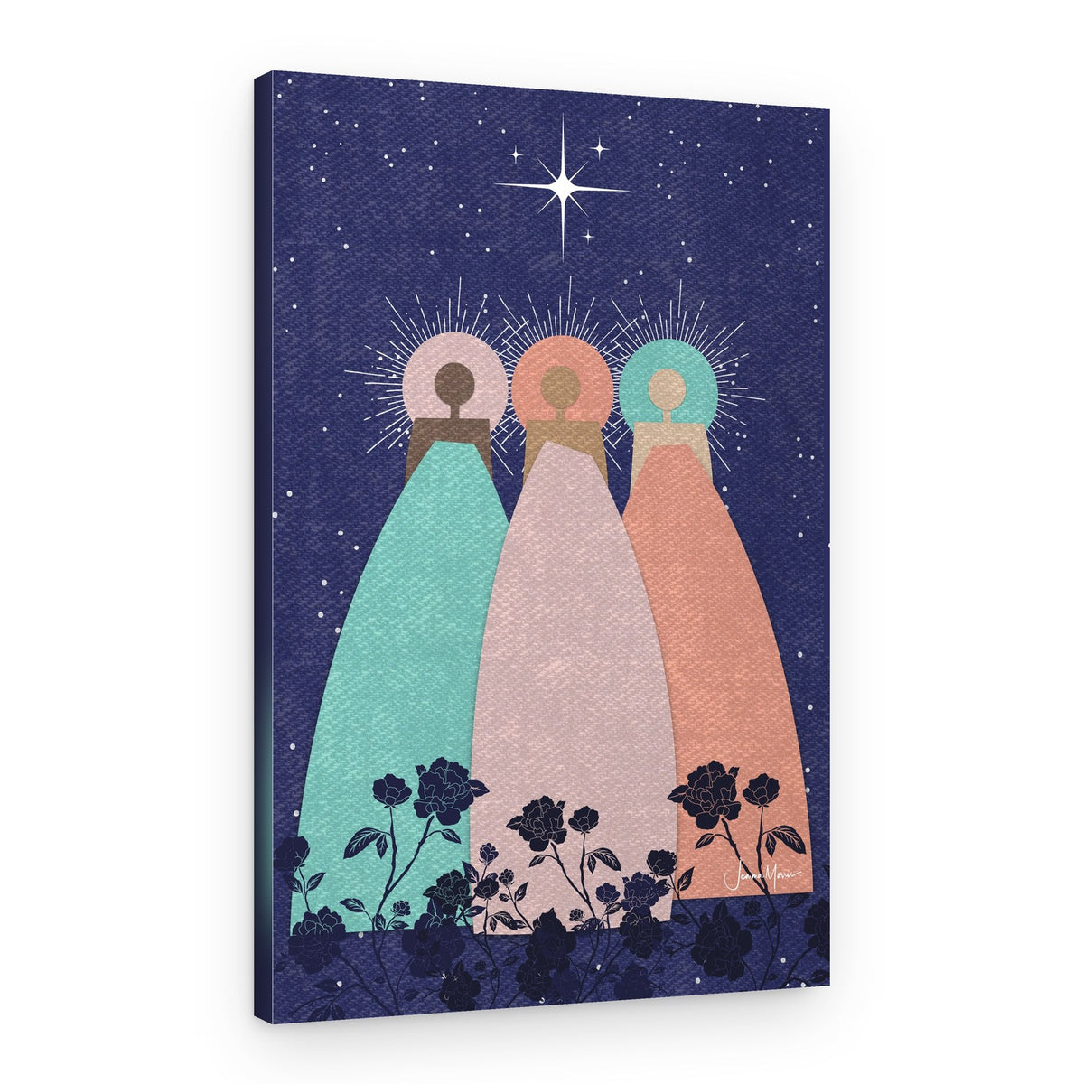Magi Under Guiding Star – Canvas Print