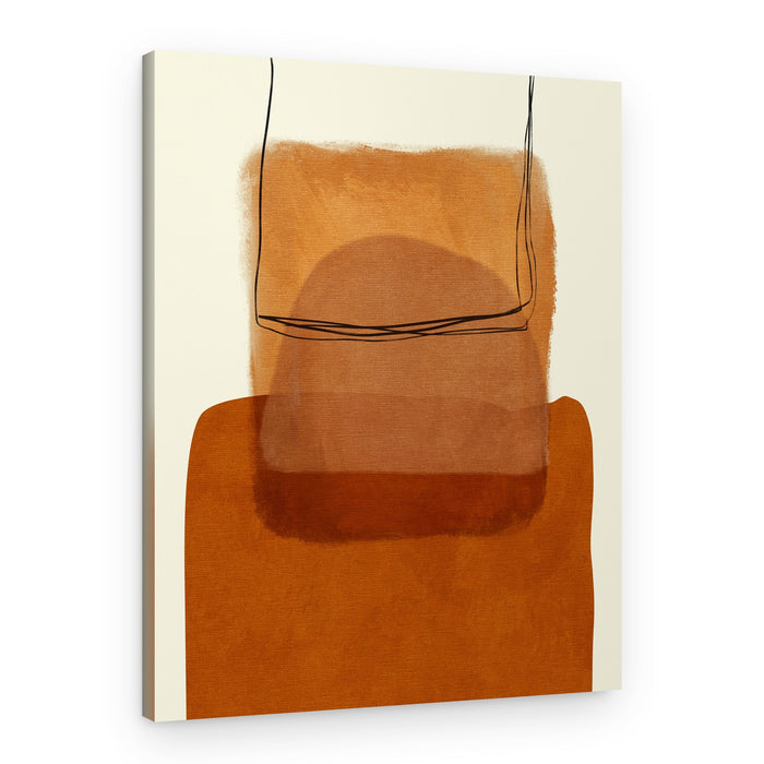Painted Lines Desatur Kopie – Canvas Print
