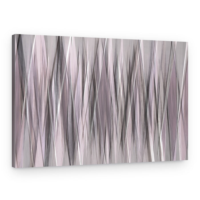 Muted Geometric Shards – Canvas Print