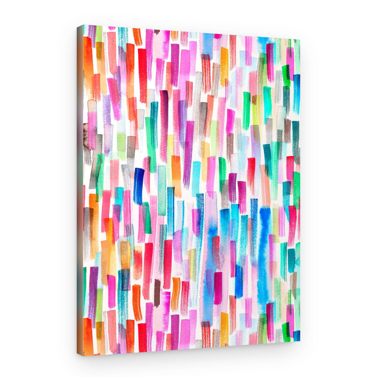 Colorful Abstract Brushstrokes – Canvas Print