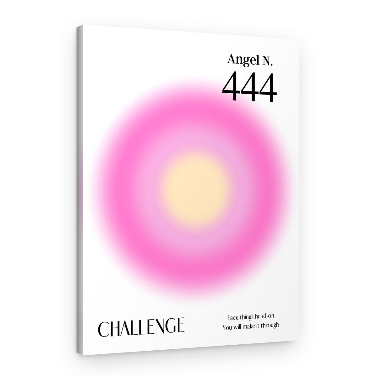 Angel Number 444 Challenge – Canvas Print