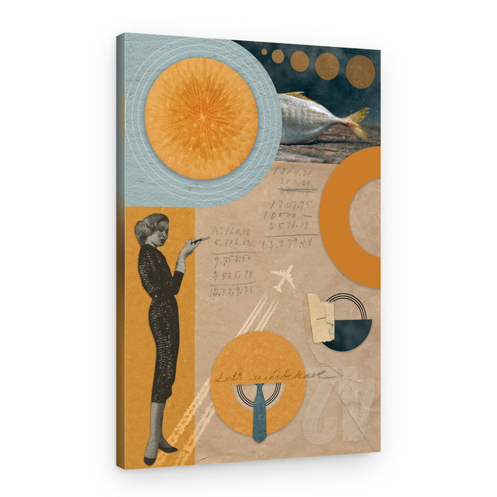 Midcentury Business Travel – Canvas Print