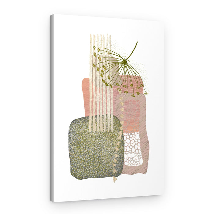 Abstract Botanical Layers – Canvas Print