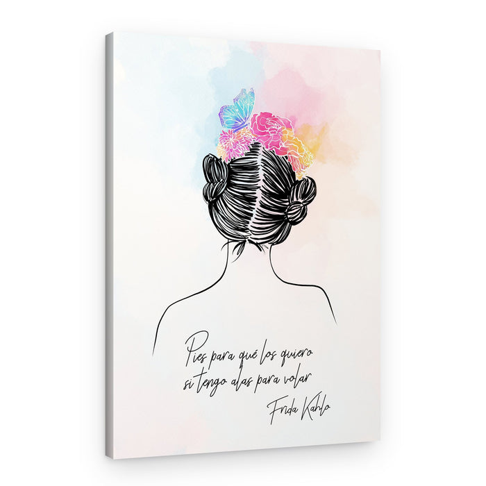 Inspirational Woman Illustration – Canvas Print