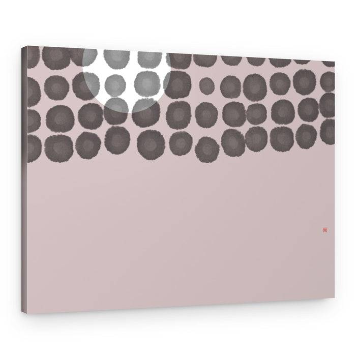Soft Abstract Dots – Canvas Print
