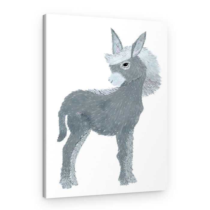 Sweet Little Donkey – Canvas Print