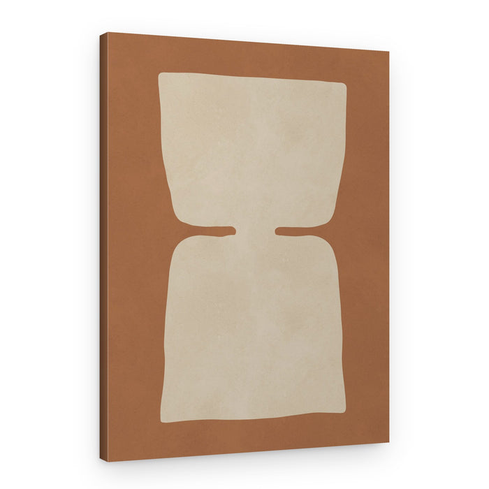 Earthy Abstract Shape – Canvas Print