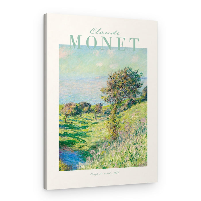 Green Coastal Landscape – Canvas Print