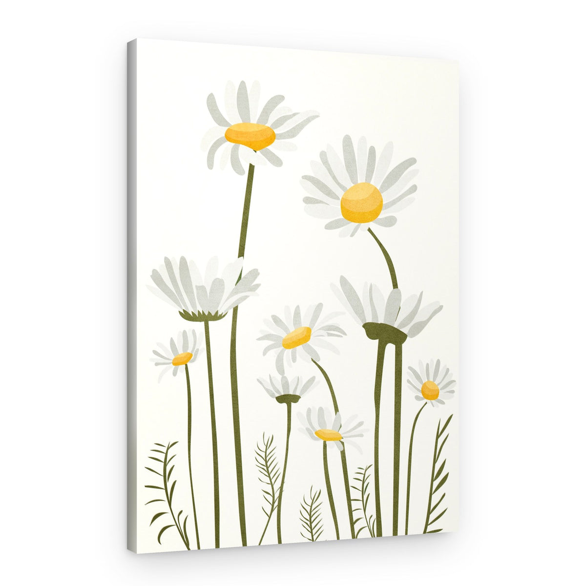 Happy Daisy Blooms – Canvas Print