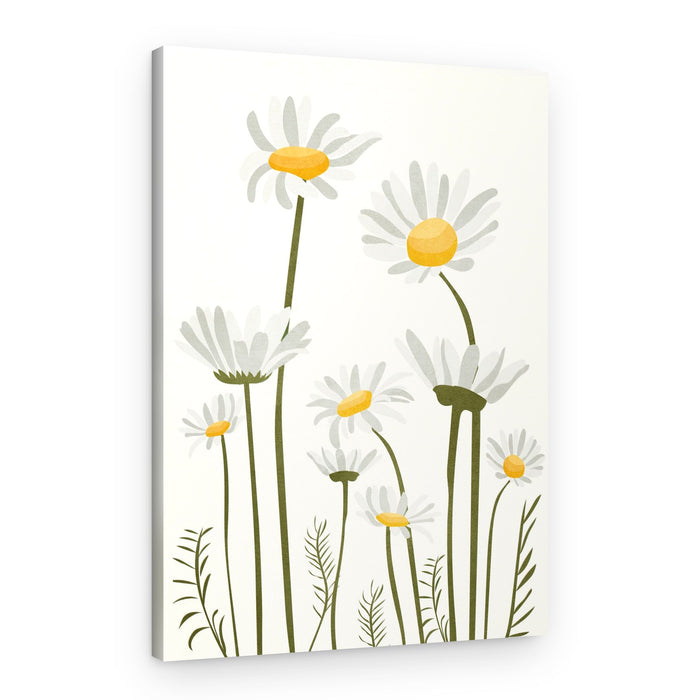 Happy Daisy Blooms – Canvas Print