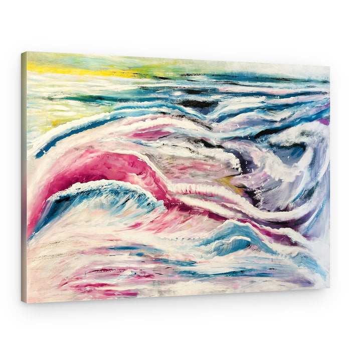 Vibrant Ocean Waves – Canvas Print