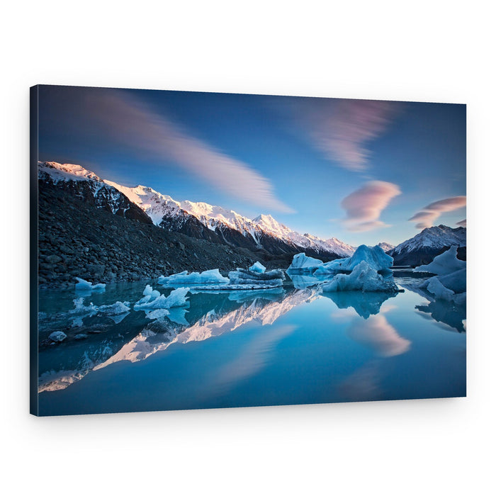 Glacial Lake Serenity – Canvas Print