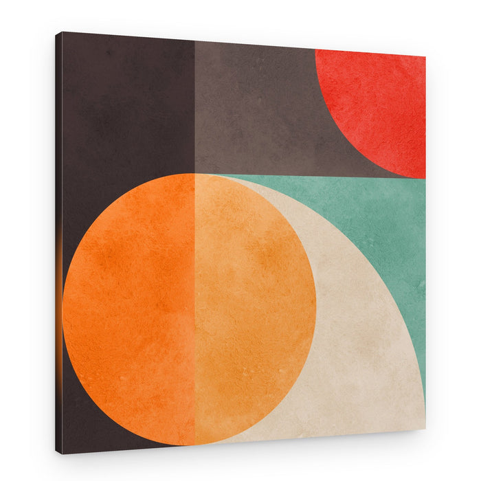 Vibrant Geometric Balance – Canvas Print