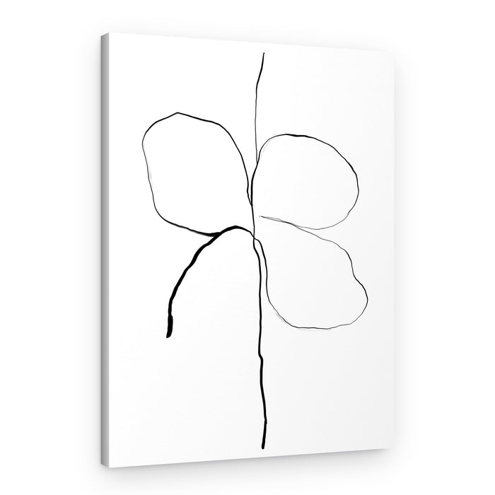 One Line Bloom – Canvas Print
